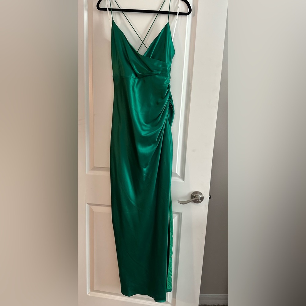 Green formal dress